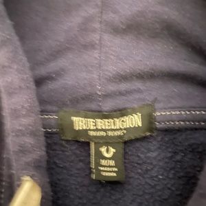 Navy True Religion Zip Up